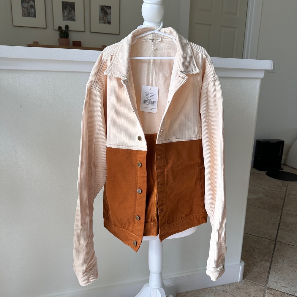 Fin and Vince jacket 12/14y BNWT